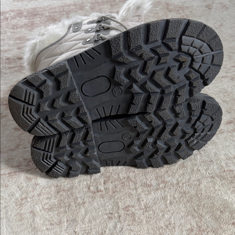 Mysoft Women's Snow Boots Warm Insulated Faux Fur Lined Waterproof Size10 - Picture 6 of 7